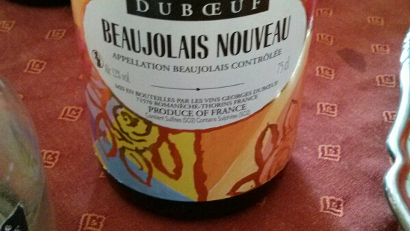 beaujolais nouveau
