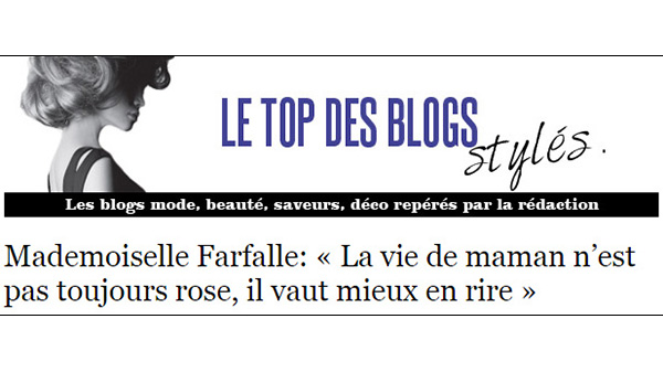 Le truc de fou (bis) : Mademoiselle Farfalle est un blog stylé!