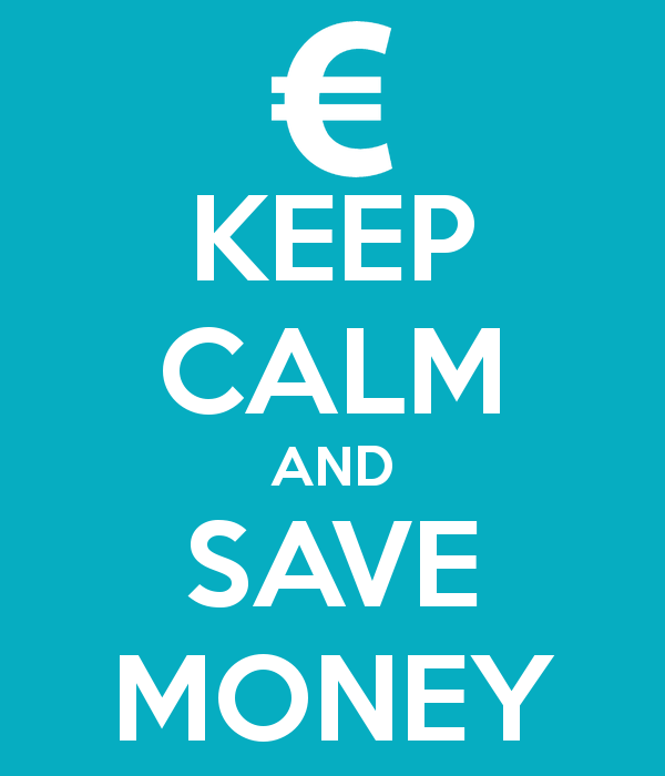 keep calm and save money