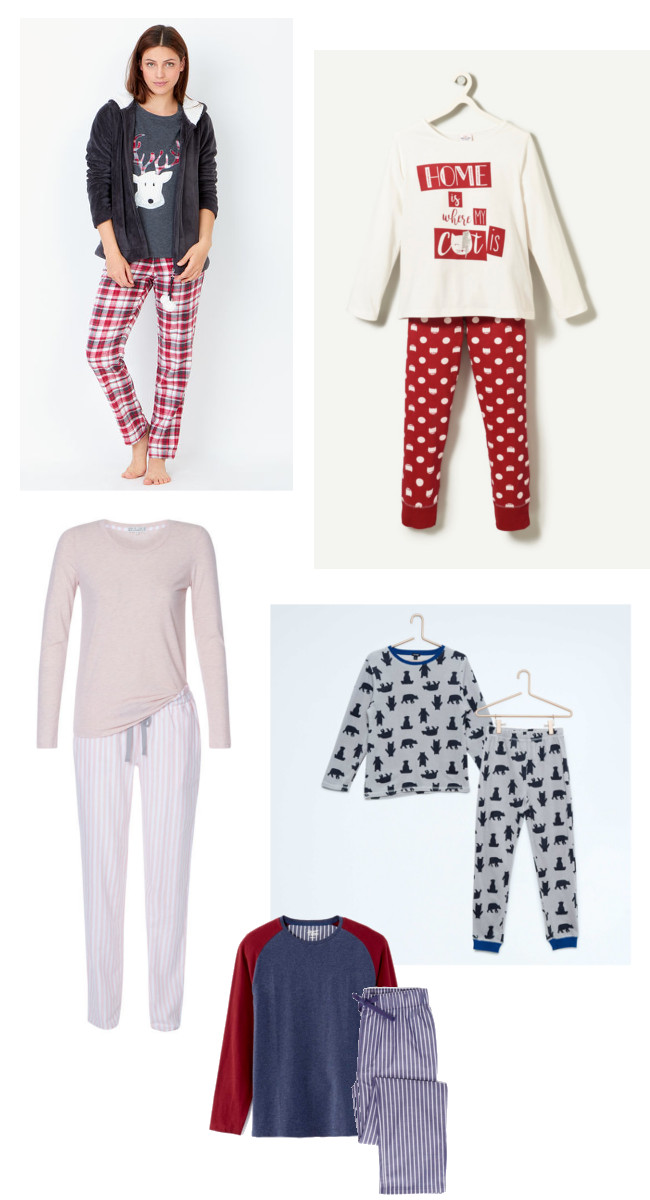 Pyjamas pour toute la famille