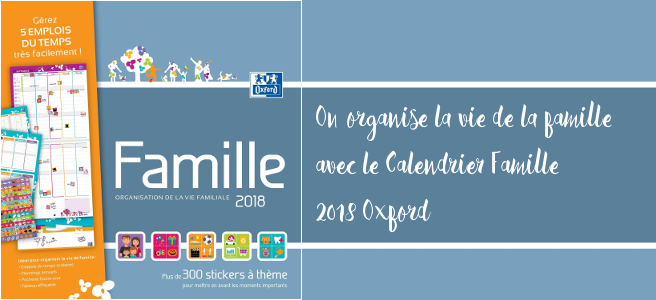 Calendrier Famille 2018