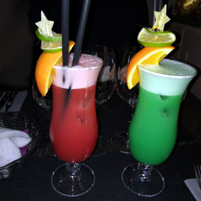 cocktails colorés