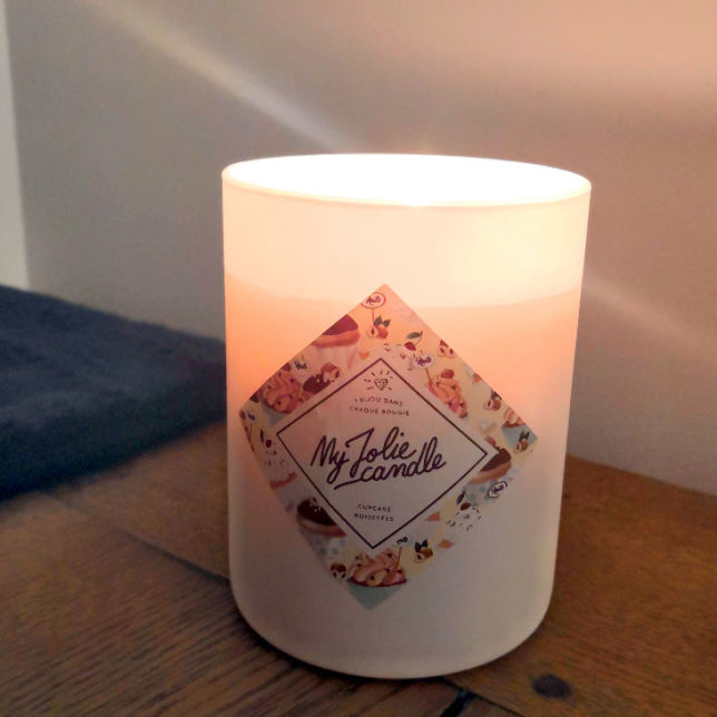 cupcake noisette My Jolie Candle
