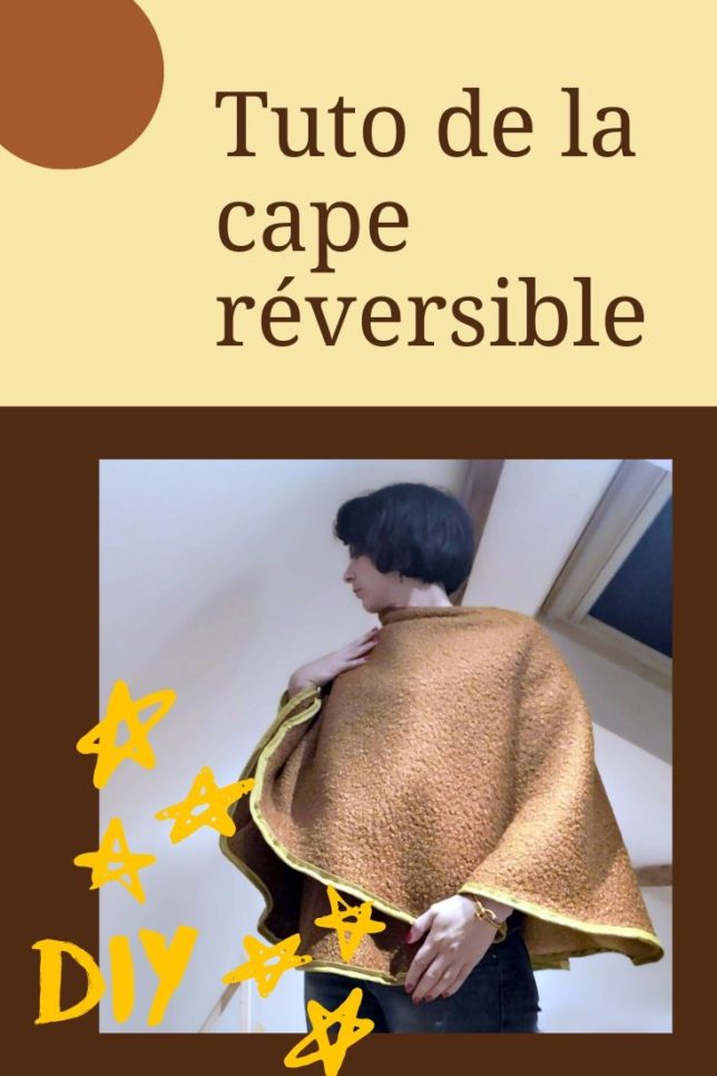 tuto cape réversible