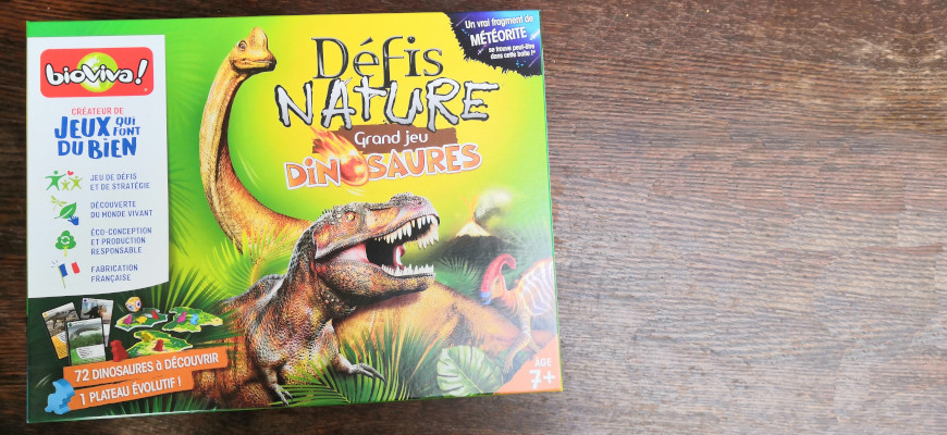 La nouveauté Bioviva : Défis Nature Grand jeu Dinosaures