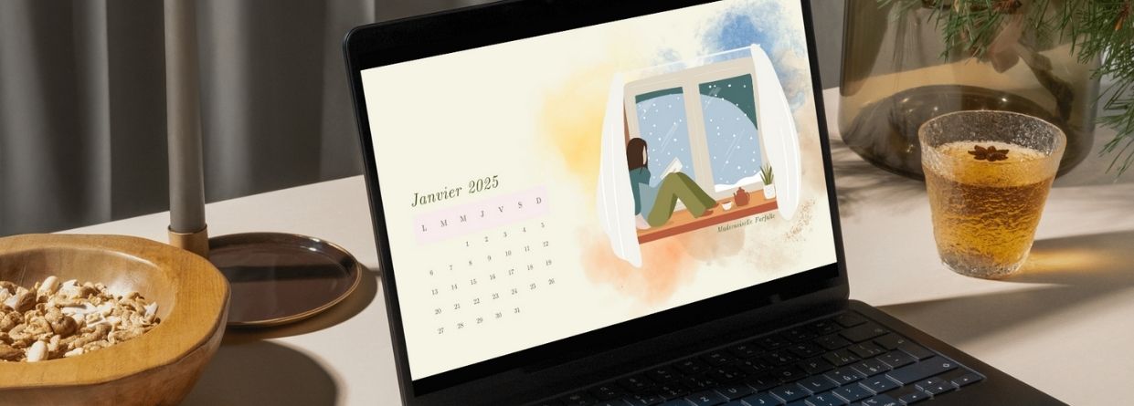 Calendrier Et Fonds D Cran De Janvier T L Charger